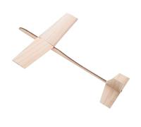 TOYANDONA 4 Pièces Maquette D'avi en Bois Planeur à Main Enfants Volant Avion Modèle De Puzzle De Planeur Plan à Main Avion en Bois De Tige Kits D'avi Beige