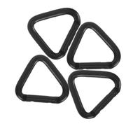 TOYANDONA 4 Pièces Mousquetons Aluminium Triangulaires Clips de Carabiner pour Escalade Camping et Voyage Accessoire Multifonctionnel pour à et Clés