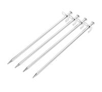 TOYANDONA 4 Pièces Ongles De Sol Fixe en Métal Soutien Jardinières pour Plantes D'extérieur Jardinage Enjeux De Chemin Piquets De Pelouse Usine Lit De Jardin Surélevé Chevilles Le Fer