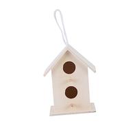 TOYANDONA 4 Pièces Ornement de Jardin Nichoirs Oiseaux Décor Créatif Suspendu pour Extérieur Intérieur Maison Fête