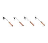 TOYANDONA 4 Pièces Outils de désherbage Jardinage Outil de Suppression extracteur à Main poignée Outils de Jardin désherbeur arrache-Herbe Manuel désherbage du Jardin Métal