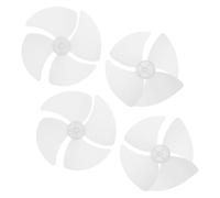 TOYANDONA 4 Pièces Pales de Ventilateur pour Micro-ondes de Rechange Plastique Résistantes Moteur de Refroidissement Silencieux pour Équipement Domestique Montage Facile