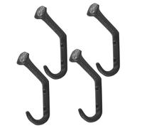 TOYANDONA 4 pièces Patère Murale Fer Forgé Style Vintage Crochet Manteau Solide et Décoratif pour Entrée Cuisine Salle de Bain Porte-manteau Multifonctionnel et Résistant