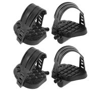 TOYANDONA 4 Pièces Pédales Plateforme Antidérapantes pour Vélo Appartement de Remplacement Ergonomiques et Durables Accessoires pour Vélo Stationnaire Intérieur