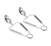TOYANDONA 4 Pièces Pinces à Escargots Acier Inoxydable Pince de Service Ergonomique Résistante pour Fruits de Mer et Coquillages Outil Pratique pour Cuisine et Restaurant