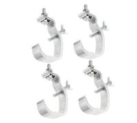 TOYANDONA 4 pièces Pinces pour Éclairage de Scène Aluminium Crochets Robustes pour Lampes LED et Moving Light Fixation Sécurisée pour Truss Usage Professionnel pour Soirées Dj et Spectacles