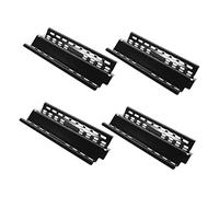 TOYANDONA 4 Pièces plaques chauffantes pour Gril pièces de Rechange de Gril de Plein air Plaque chauffante Barbecue pièces de Rechange pour Grils Acier Inoxydable Black