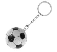 TOYANDONA 4 Pièces Porte Clés Forme de Ballon de Sport Décoratif Design Puzzle Accessoire et Compact pour et Clés pour Fans de Sport