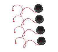 TOYANDONA 4 Pièces Porte Craie Caoutchouc pour Billard Support et Usure Accessoire Pratique pour Craie de Queue de Snooker Compatible avec Craies Standard