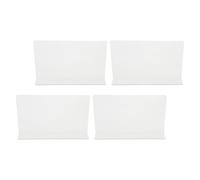 TOYANDONA 4 Pièces Protection Anti-éclaboussures en PVC Lavabo, Pare-éclaboussures Adhésif Résistant la Déformation, Installation Facile pour Salle de Bain à Domicile