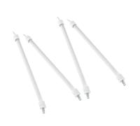 TOYANDONA 4 Pièces Quartz Tube Heater Element Plug-in Electric Heating Rod for Sun Heater and Electric Stove Replacement High-Temperature Resistant Heating Parts for Winter and Holiday Use