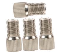 TOYANDONA 4 pièces Rallonges de Valve Inoxydable Kit pour Prolongateur de Valve Accessoire Pratique pour Gonflage et Entretien des Pneus