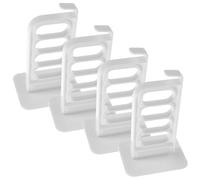 TOYANDONA 4 pièces Séchoir Linge Pliable Mural avec Porte-cintres Ronds Stable et Facile à Installer pour Intérieur et Extérieur Balcon et Buanderie