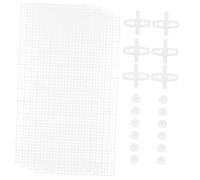 TOYANDONA 4 pièces Séparateur Aquarium Transparent avec Ventouses Grille Découpable pour Betta et Poissons Douce Diviseur Fond de Réservoir et Facile à Installer