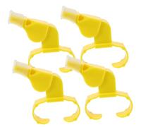 TOYANDONA 4 Pièces Sifflet Entraîneur à Anneau pour Sport Sifflet Réutilisable Arbitre Léger Et Pratique pour Adultes Et Plein Air