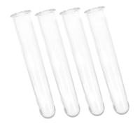 TOYANDONA 4 Pièces Vase Hydroponique Station De Multiplication Tube d'eau De Fleur Tubes d'eau De Fleur Vase Tubulaire Tubes De Propagation pour Plantes Pc Transparent