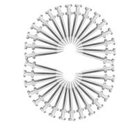 TOYANDONA 40 pièces Aérateurs de Pelouse Chaussures Pointes pour Ameublir Sol Compacté Jardin Pelouse Outils Soil Spikes