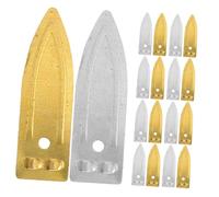 TOYANDONA 40 pièces Bandes Électrodes Cuivre Zinc pour Expériences Batteries Fruits Matériel Scolaire Démonstration Éducative