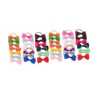 TOYANDONA 40 Pièces Dog Hair Bows with Elastic Bands Bowknot Accessories for Small Breeds Grooming Suitable for Yorkie Poodle Maltese and Shih Tzu