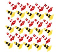 TOYANDONA 40 pièces Lot de Mini Cônes de Signalisation pour Jeu Éducatif Garçon Fille Modèles de Cônes de Chantier et Sécurisés pour Apprentissage Routier et Jeu Imaginatif