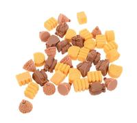 TOYANDONA 40 Pièces Mini Hay Bales Resin Model for DIY Table Decor Realistic Farm Haystack Figurines for Dollhouse Crafts and Autumn Harvest Display