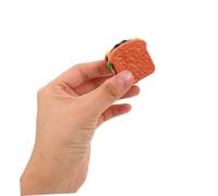 TOYANDONA 40 Pièces Miniature Play Food Set Realistic Fast Food Pretend Toys for DIY Hamburger Toast Sandwich Hot Dog for Role Play and Decoration