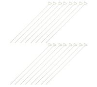 TOYANDONA 40pièces Porte-Cartes Métal Forme De Cœur pour Mariage Supports Photo Dorés pour Centres De Table Pinces pour Noms Et Numéros De Table Bâtonnets Mémo