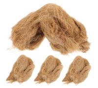 TOYANDONA 4pièces Allume-feu Jute pour Camping Extérieur Allume-Flamme Urgence Pratique pour Barbecue Et Cuisine
