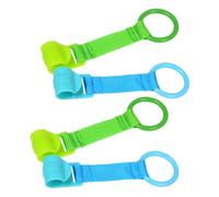TOYANDONA 4pièces Anneaux Apprentissage pour Garçon Fille Suspensions et Crochets pour Lit Garçon Fille Aide Marche pour Poignée de Maintien