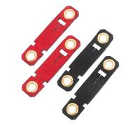 TOYANDONA 4pièces Anneaux De Patte pour Oiseaux Velours Réglables avec Clips De Sécurité pour Entraînement des Perruches Et Pigeons pour Activités Plein Air
