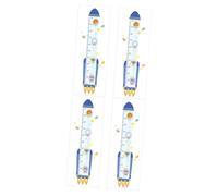 TOYANDONA 4pièces Autocollants Muraux Animaux Mesure De Hauteur Garçon Fille Décoration Murale Créative Pour Chambre Garçon Fille Suivi De Croissance Avec Design Amusant
