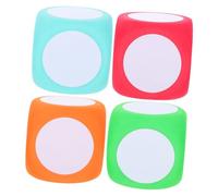 TOYANDONA 4pièces Cubes Numériques Effaçables à Sec De Blocs De Comptage Mousse pour Mathématiques Outils Pédagogiques Réutilisables pour Géométrie Classe