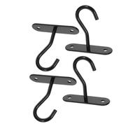 TOYANDONA 4pièces De Plafond pour Suspendre Plantes De Muraux Stables pour Jardinières Et Décorations Suspendues Couleur Noire