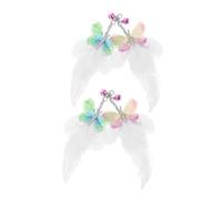 TOYANDONA 4pièces Jouet Interactif pour Chat Plumeau Tête de Rechange Bâtonnet Clochette Inclus Recharge Lot