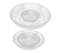 TOYANDONA 4pièces Lot de Plateaux Ronds pour Pots De Fleurs Résistants Et Faciles à Déplacer Anti-Pollution pour Jardinage Et Décoration Intérieure