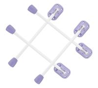 TOYANDONA 4pièces Meuble Pliables Jambes Robustes et Stables pour Table Pliante Bureau Portable et Table Appoint Installation Facile et Capacité de Charge Renforcée