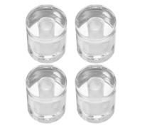 TOYANDONA 4pièces Picture Mount Standoffs Invisible Advertising Nails With Decorative Screw Caps Stable Wall Sign Holders For Glass Wood And Gypsum Panels Furniture Headboard Tacks
