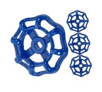 TOYANDONA 4pièces Poignées De pour Remplacement De Vannes Eau Poignées De Valve Fonte Compatible avec De Jardin Et Intérieurs Couleur Bleue Dimensions