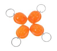 TOYANDONA 4pièces Porte-clés Casque Mini Casque De Chantier Sécurité Créatif Accessoire Portable pour Fêtes à Thème Construction