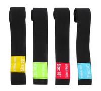 TOYANDONA 4pièces Silencieux De Cymbale Avec Ceinture Rétractable Bande De Sourdine Pour Batterie Cymbale Accessoire De Batterie Entraînement