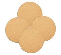 TOYANDONA 4pièces sous-Verres Ronds Liège pour Pots De Fleurs Légumes Et Plantes Succulentes Protègent Meubles Et Sols