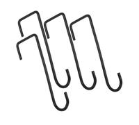 TOYANDONA 4pièces Support Mural pour Panier Suspendu et Jardinière Crochet Métallique pour Plantes et Fleurs Étagère Suspendue Intérieure