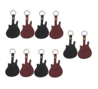 TOYANDONA 5 Ensembles Choisir Le De Rangement Conteneur De Stockage De Médiators De Guitare Cintre Ukulélé Cas De Médiators De Rangement pour Plectre De Guitare Cuir 2 Pièces * 5