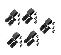 TOYANDONA 5 Ensembles Clips Vent pour Drapeaux de Jardin avec Butées Accessoires de Fixation Universels pour Drapeaux Clips et Embouts à Ressort