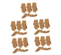 TOYANDONA 5 Ensembles Jute Soie Feu Naturel Camping Starter Survie Matériaux Jute Accessoire Outils Feu Corde Jute Lightor 4 pièces * 5