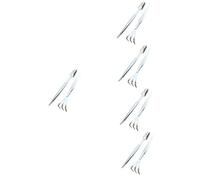 TOYANDONA 5 Ensembles Set Outils de Bonsai Acier Inoxydable Ensemble de Pince à Épiler et Râteau pour Entretien de Mousses et Plantes Outils Pratiques et Ergonomiques pour Jardinage Bonsai