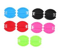 TOYANDONA 5 Paires Pédales de Tricycle pour Garçon Fille Lot de Antidérapantes pour Accessoires de Vélo Installation Facile et Sécurisée pour Garçon Fille Rose Rouge Vert Bleu Noir