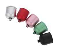 TOYANDONA 5 Pièces Airbrush Paint Holder Cups Corrosion-resistant Paint Containers With Thread Leakproof Gravity Feed Reservoir For Model Painting And Nail Art