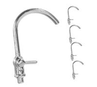 TOYANDONA 5 Pièces Alloy Realistic Tiny Mixer Tap for Dollhouse Bathroom Kitchen Decoration Accessories DIY Bath Tub Toys for