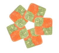 TOYANDONA 5 pièces Biscuits à Mâcher pour Petits Animaux Friandises Durables pour Lapins Cochons Hamsters Soins Dentaires Sûrs et Savoureux